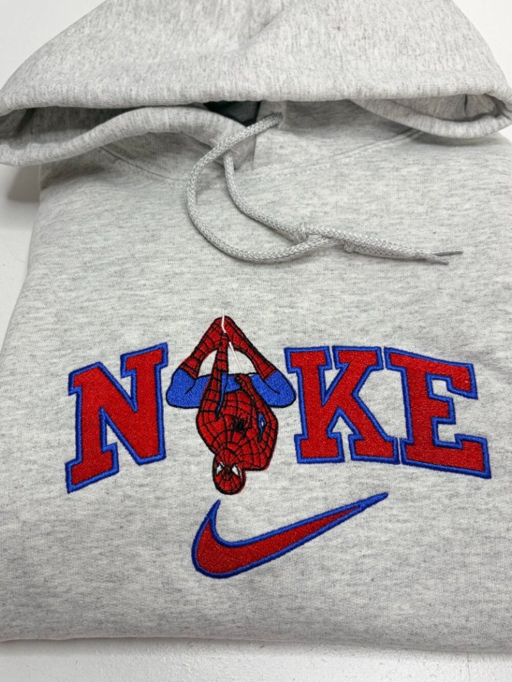 Nike Spiderman HOODIE Embroidered Adult Unisex Hooded Sweatshirt Super Hero Gift